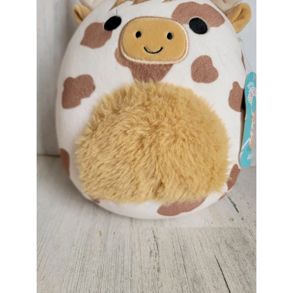 Squishmallow cow Alonzo longhorn animal toy plush zoo home decor farm